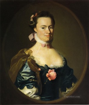 Portraiture Painting - Lydia Lynde colonial New England Portraiture John Singleton Copley